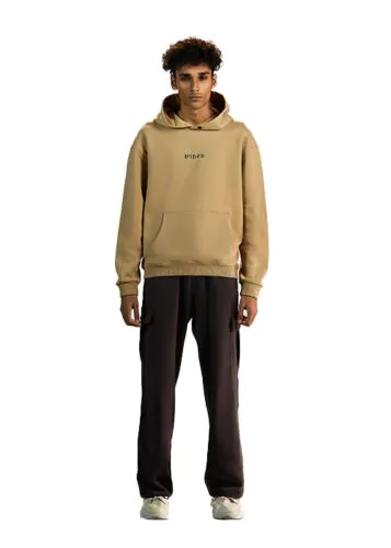 Vibes Signature Dark Beige Hoodie-2XL