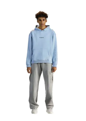 Vibes Signature Sky Blue Hoodie-L