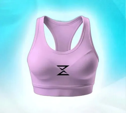 Sports Bra-Light Purple-XL