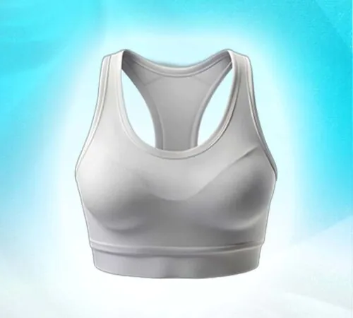 Sports Bra-White-M