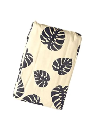 Midnight Monstera single bedsheet-5×7