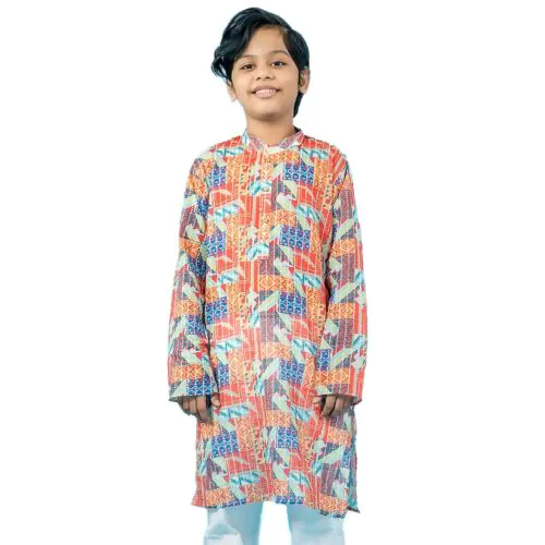 Playful Mosaic Kids’ Panjabi