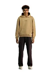 Vibes Signature Dark Beige Hoodie