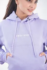 Solid premium hoodie-Lavender 