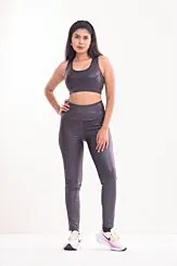 Bra & Leggings Set-Black