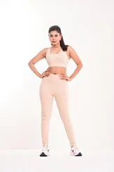 Premium Bra leggings-Soft Nude Beige