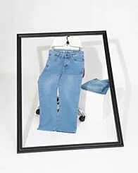 Sky Blue Bootcut Jeans-30