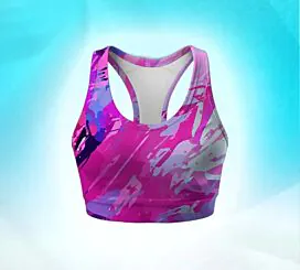 Sports Bra-Vibrant Splash