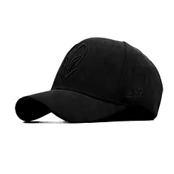 HEAD GEAR BLACK SUPER SUEDE CAP