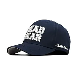 HEAD GEAR NAVY BLUE COLLEGE CAP