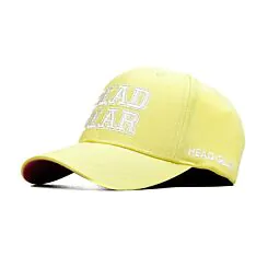 HEAD GEAR LIGHT YELLOW COLLEGE CAP