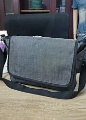 Laptop Bag-Denim Light Grey