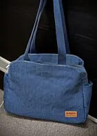 Gardenia Bag-Denim Blue Tote 