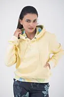 Solid premium hoodie-Pastel yellow