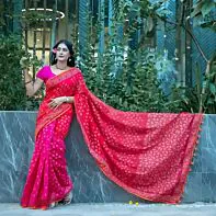 Blossom Radiance Handwoven Saree