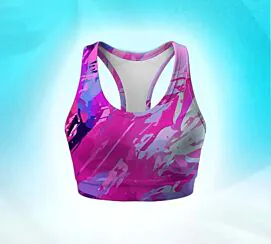 Sports Bra-Vibrant Splash