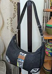 Maria Bag-Denim Dark Grey